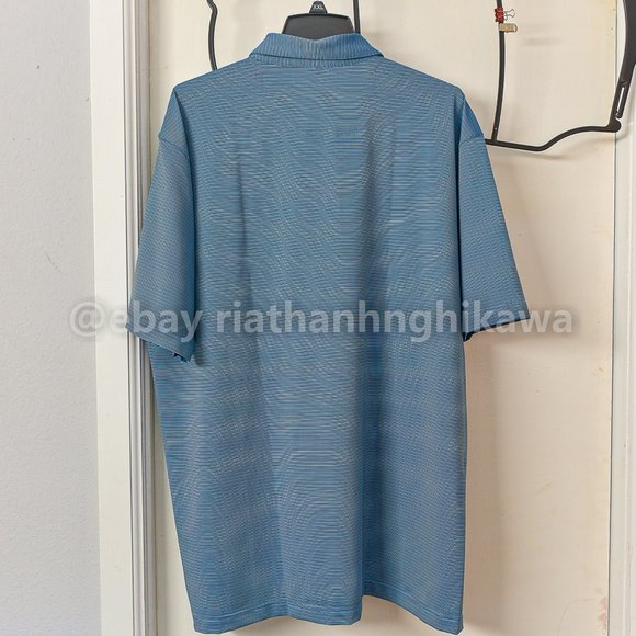Greg Norman Men’s ML75 Polo BLUE - Picture 3 of 4